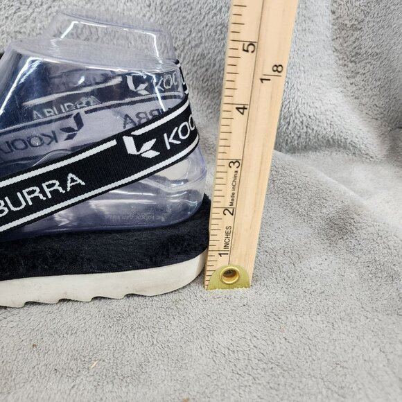 Ugg Shoes Womens Size 6 Koolaburra Black Slip On Fuzzy Platform Sandals *Read* - Picture 2 of 10